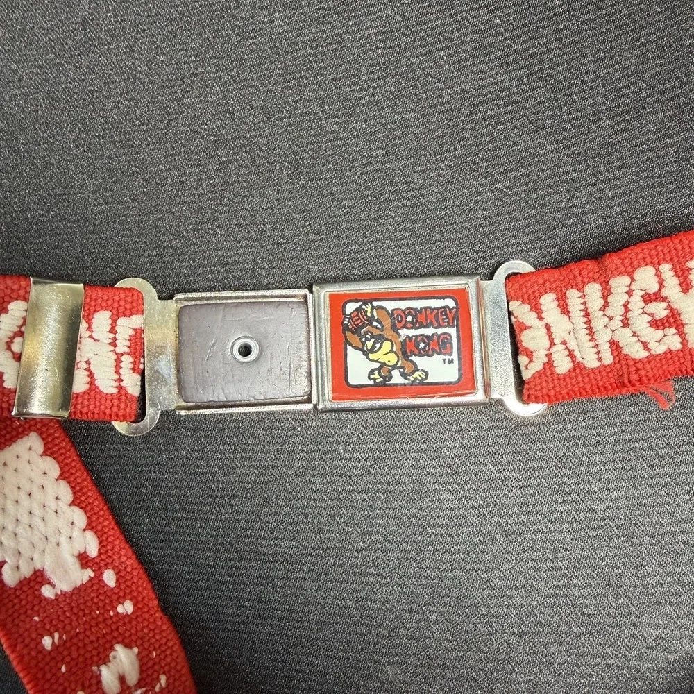 VTG 1982 Nintendo Donkey Kong Childrens Belt Rare Arcade Video Game Nostalgic